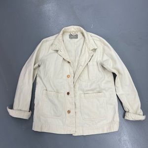 Everlane Chore Coat in Cream, size S